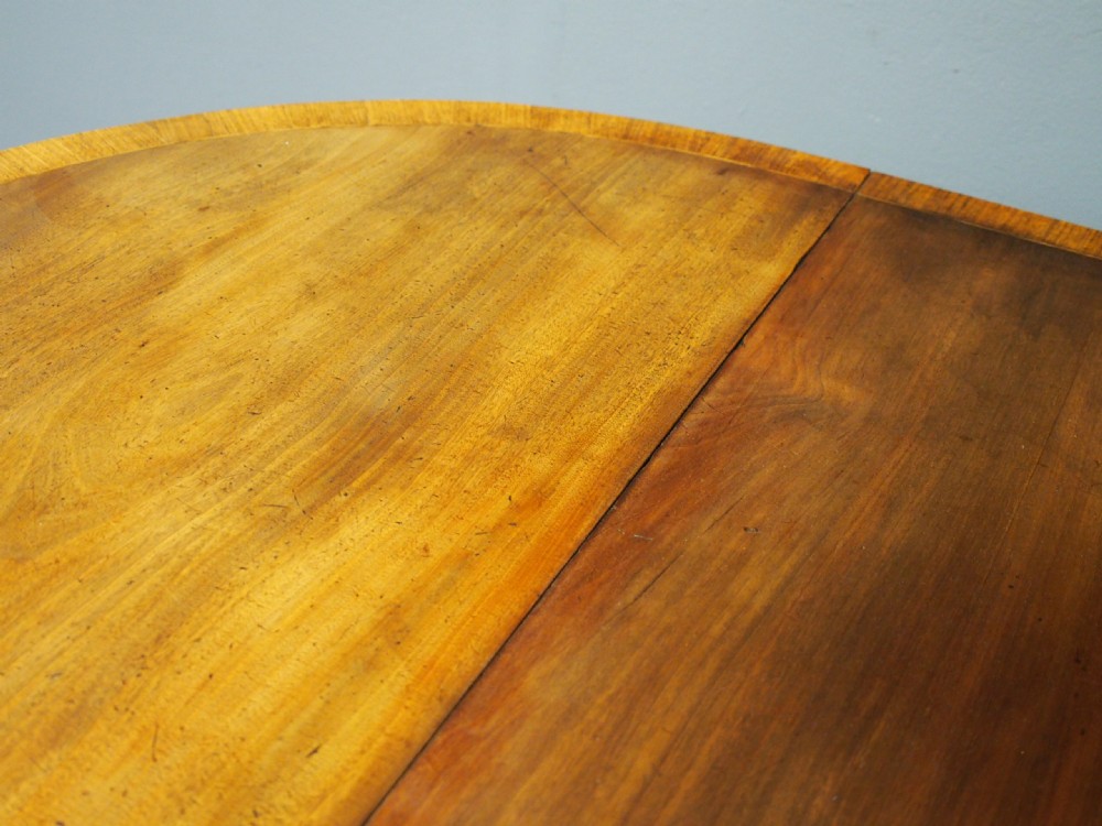 George III Style Pedestal Dining Table with 1 Leaf View XII