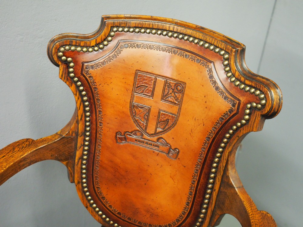Oak Revolving Desk Chair View IV