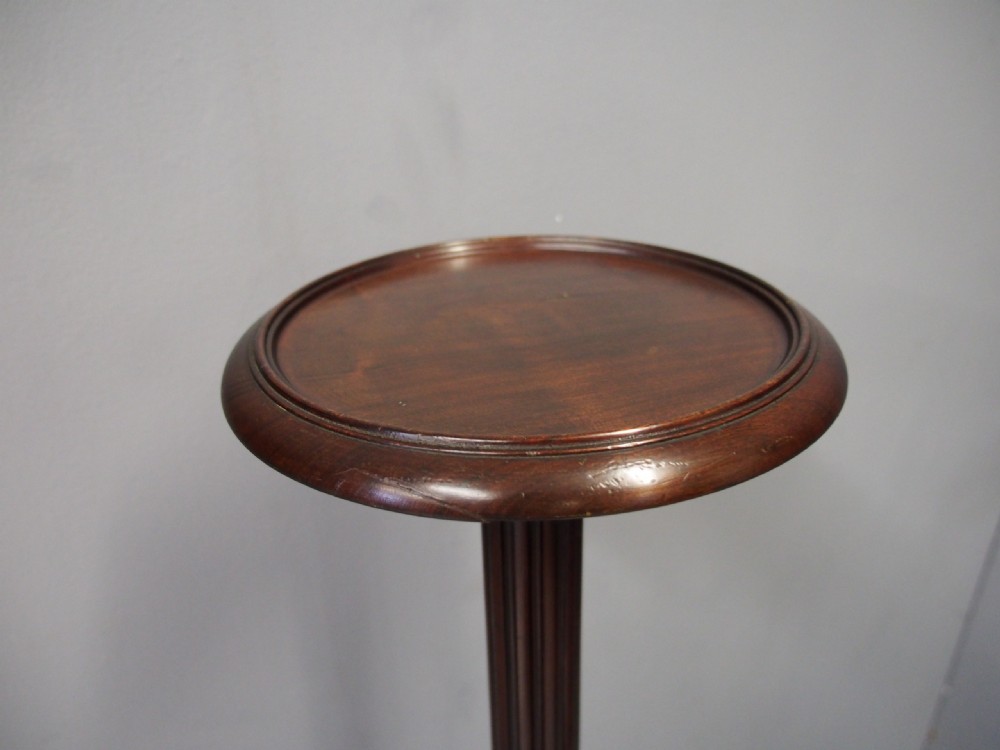 Chippendale Style Mahogany Torchere View V