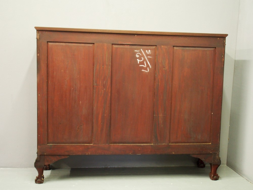 Georgian Style Mahogany Open Bookcase View IV