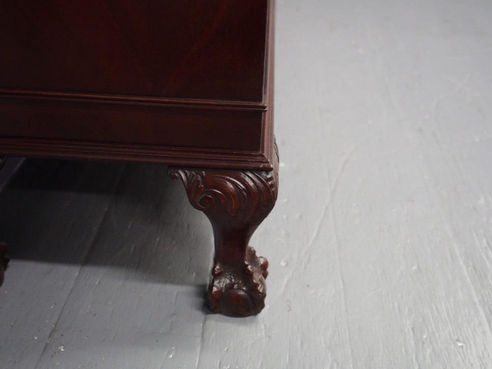 Georgian Style Mahogany Open Bookcase View VIII