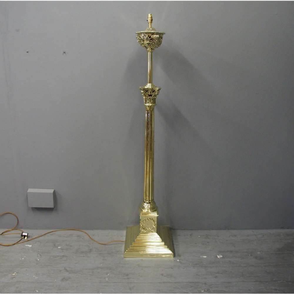 Brass Standard Lamp