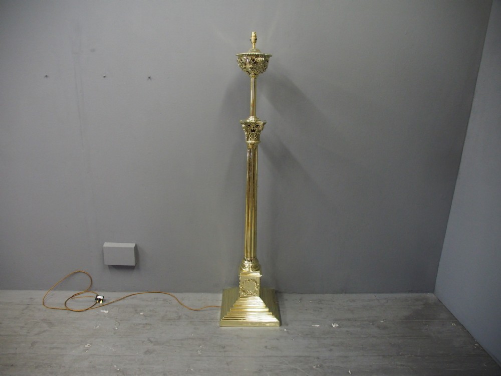 Brass Standard Lamp View II