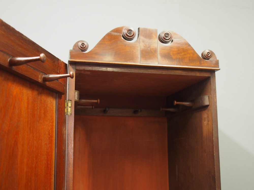 George IV Mahogany Single Wardrobe View VII