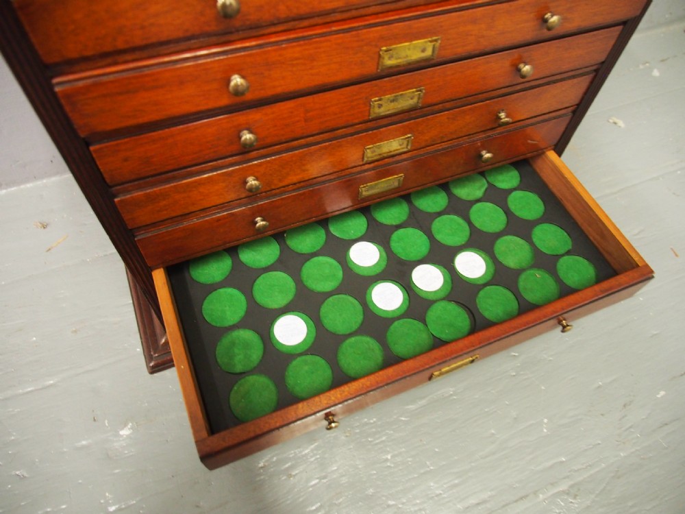 Victorian Mahogany Collectors Cabinet View X