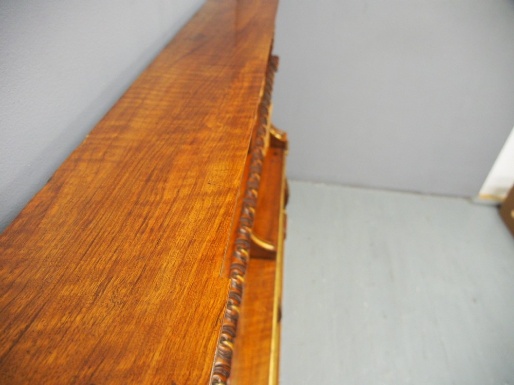 Victorian Carved and Gilded Waterfall Bookcase View X