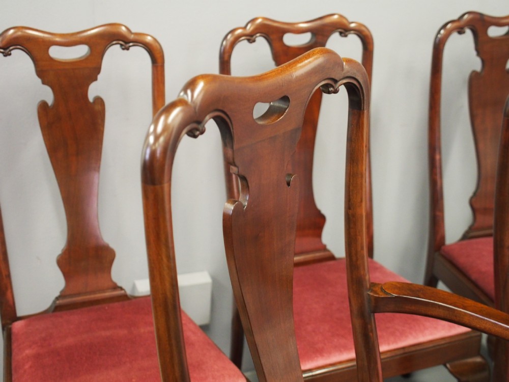 Set of 7 George I Style Dining Chairs View VI