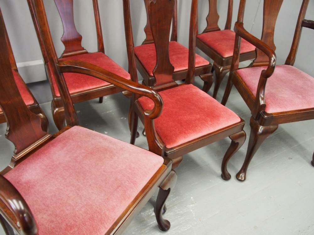 Set of 7 George I Style Dining Chairs View IX