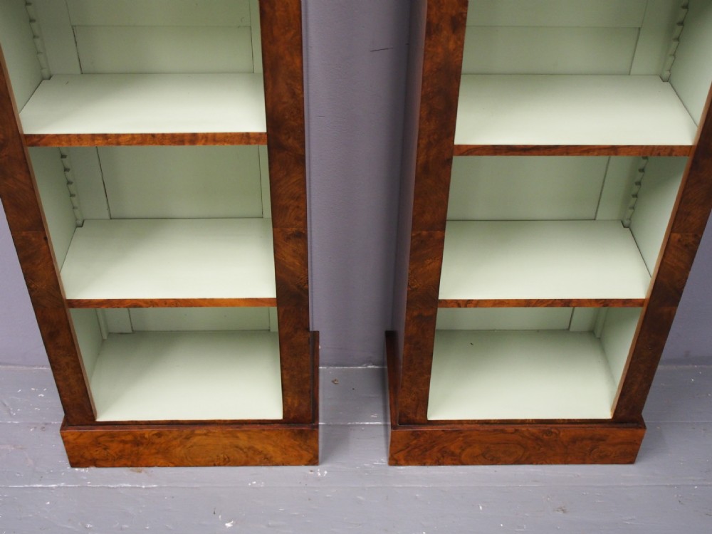 Pair of Victorian Style Open Bookcases View X