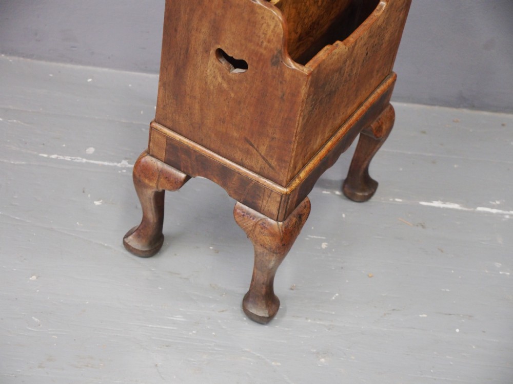 Walnut Waterfall Magazine Rack by Whytock and Reid View X
