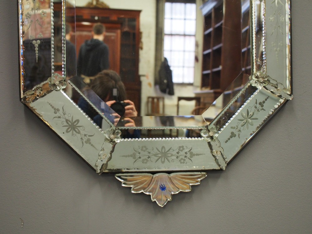 Venetian Shaped Mirror View XI