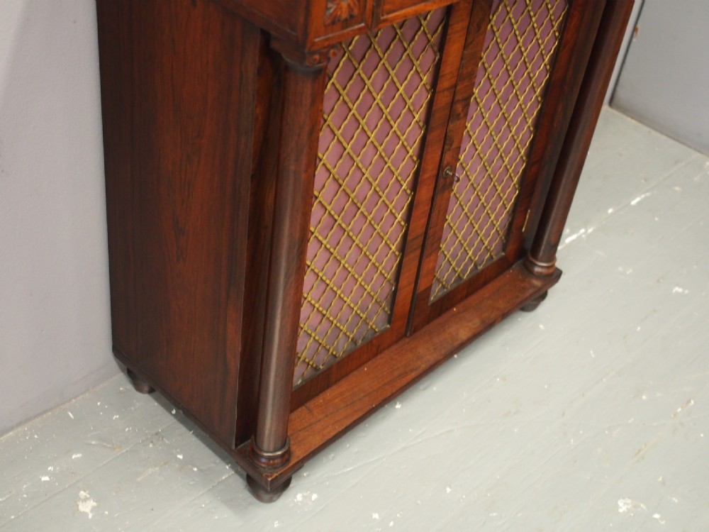 Regency Rosewood Side Cabinet View V