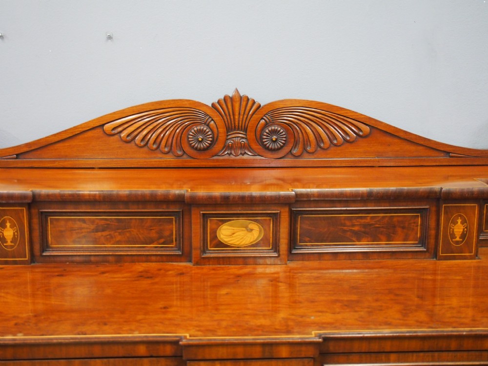 George III Inlaid Scottish Mahogany Sideboard View II