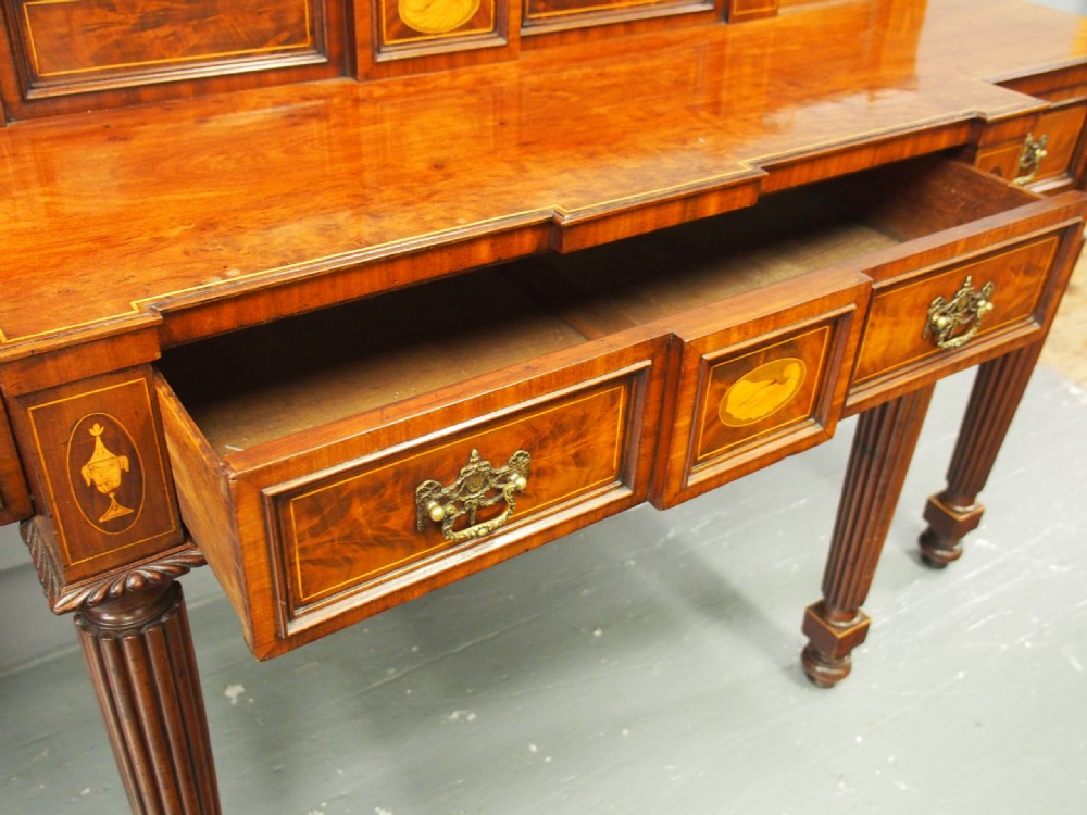 George III Inlaid Scottish Mahogany Sideboard View XII
