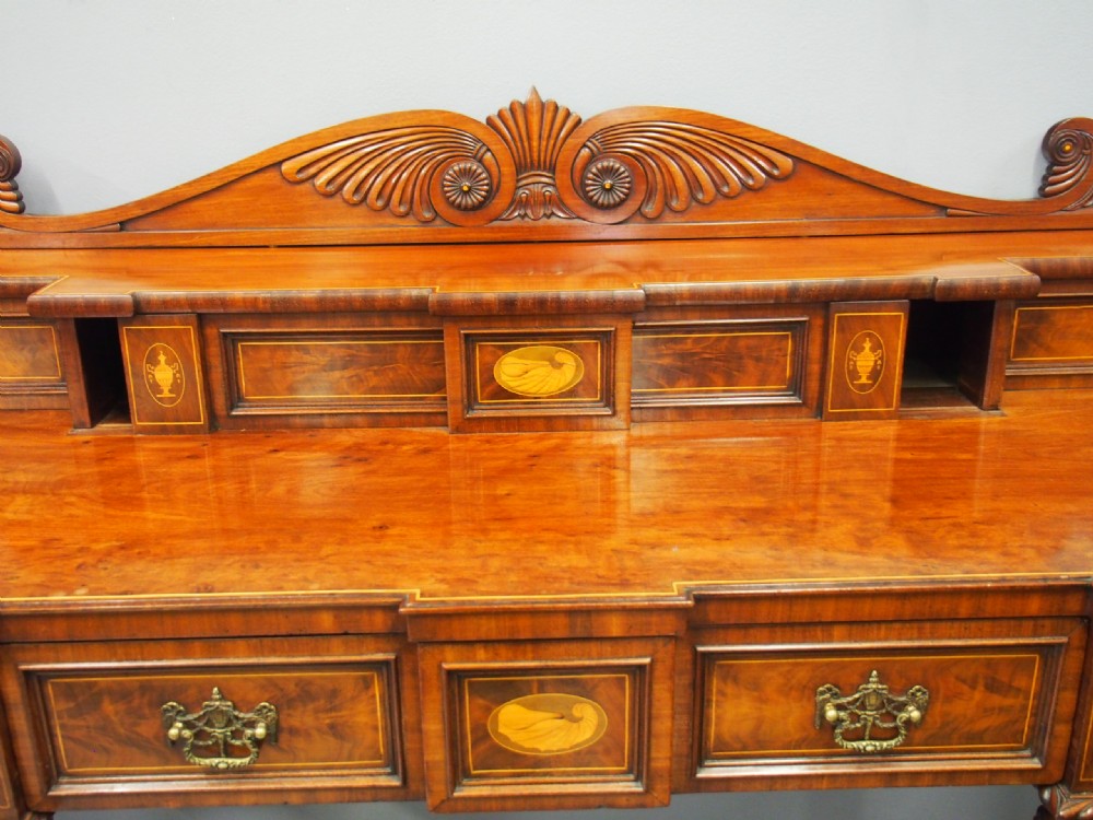 George III Inlaid Scottish Mahogany Sideboard View XIII