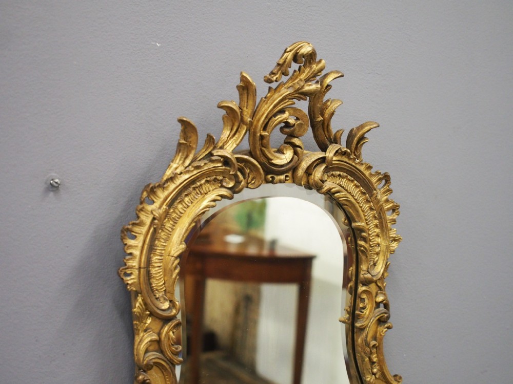 Victorian Giltwood Wall Mirror View IV