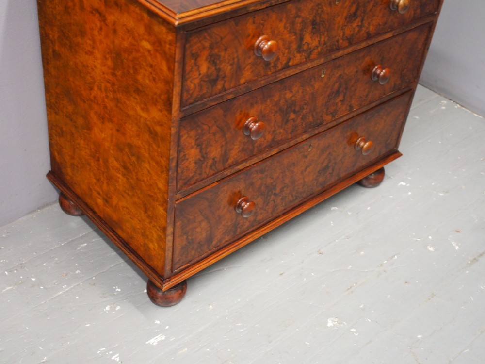 Victorian Walnut Chest of Drawers View V