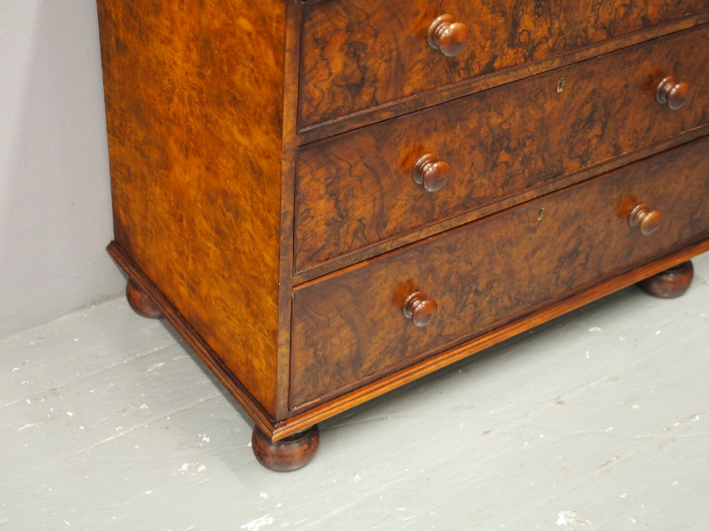 Victorian Walnut Chest of Drawers View VIII