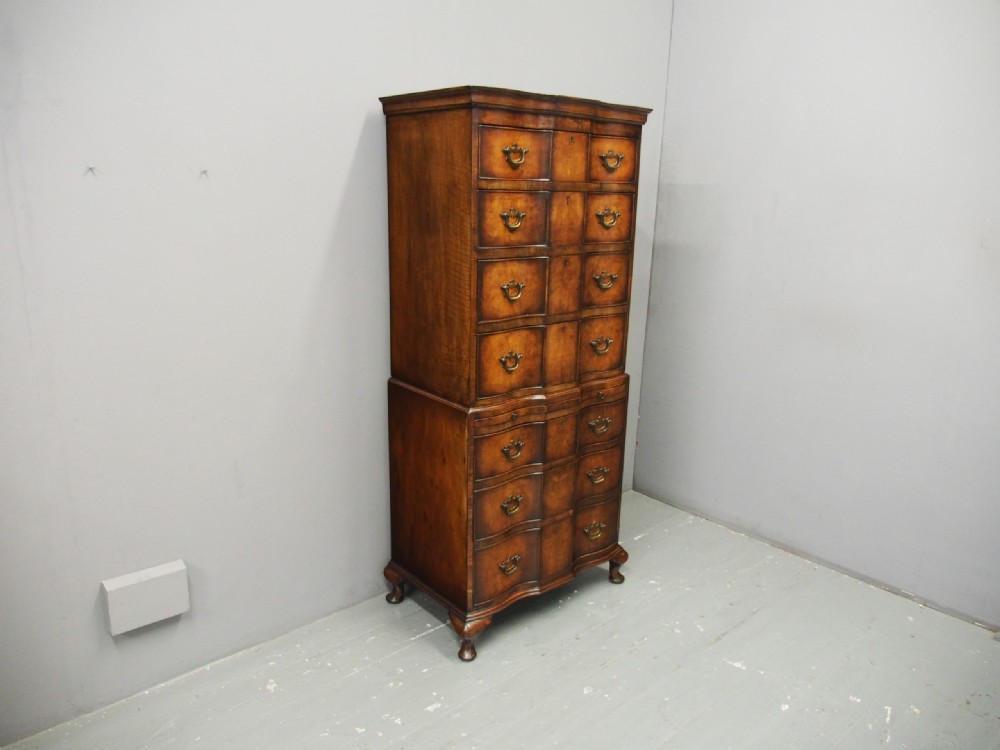 George II Style Walnut Chest on Chest View III