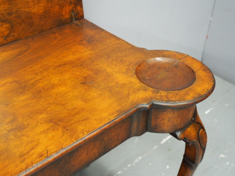 George II Style Walnut Foldover Table View VI