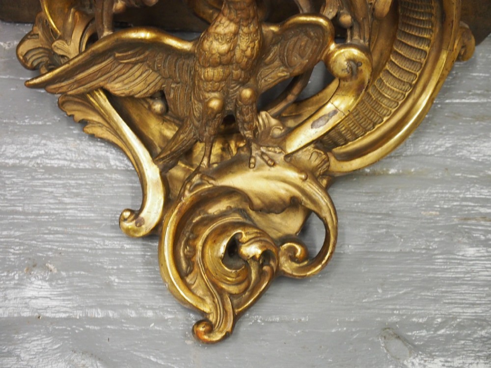 Gilded and Carved Gesso Wall Bracket View III
