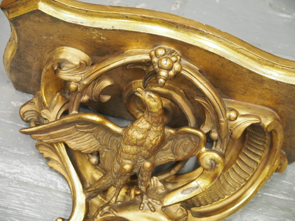 Gilded and Carved Gesso Wall Bracket View IV