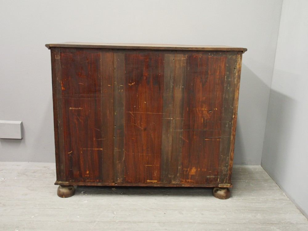 Oak Serpentine Chest of Drawers View XI