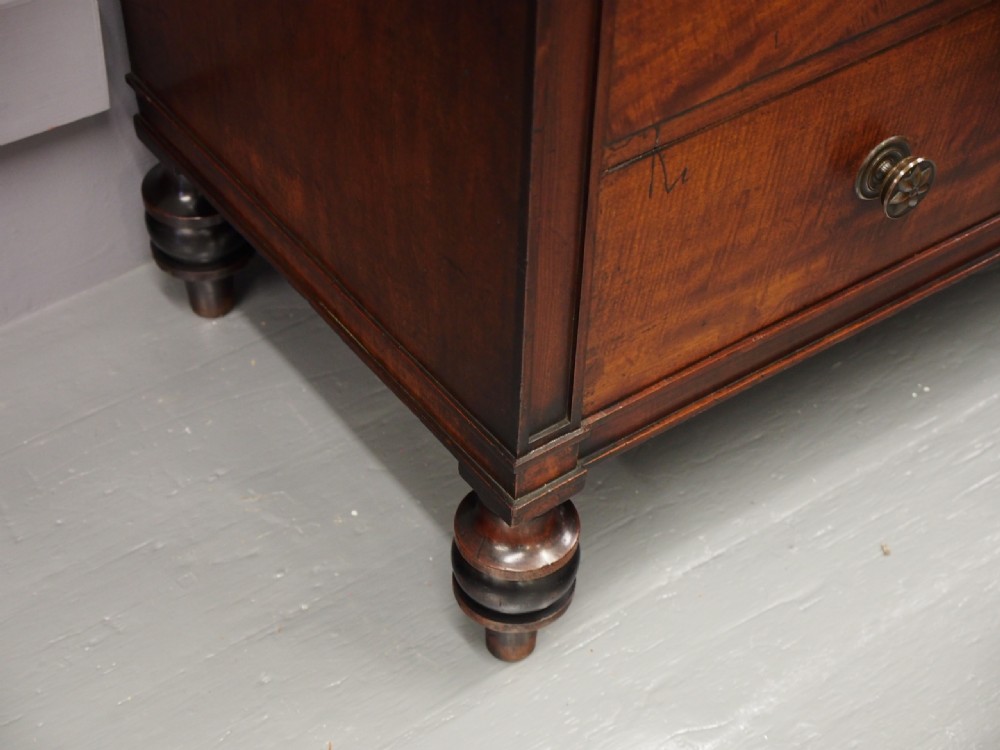 George III Neat Mahogany Linen Press View IV