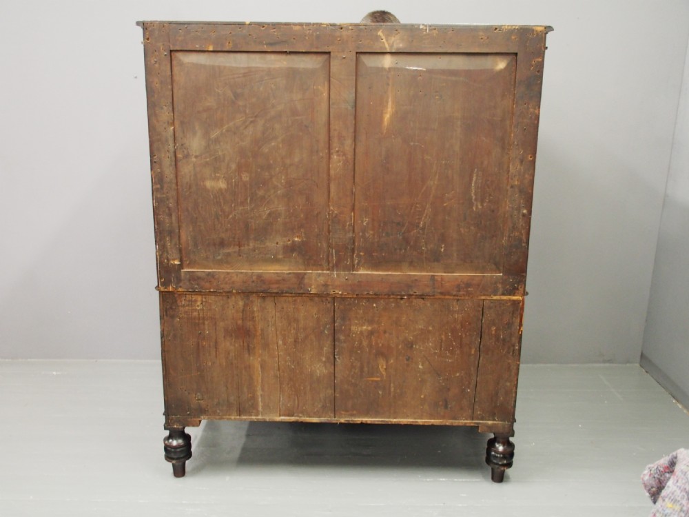 George III Neat Mahogany Linen Press View XVII