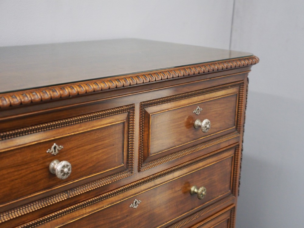 Victorian Walnut Chest of Drawers by Morison and Co View III