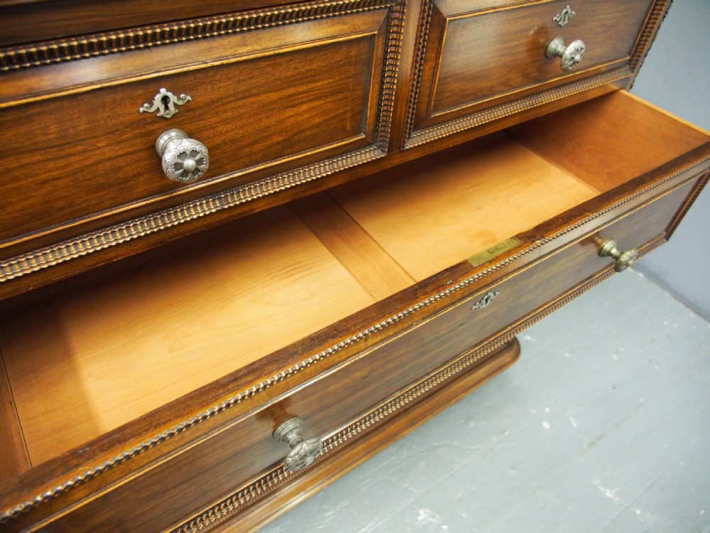 Victorian Walnut Chest of Drawers by Morison and Co View XII