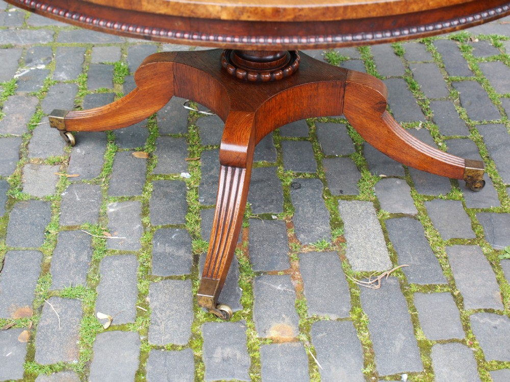Oak and Pollard Oak Breakfast Table by William Trotter View XII