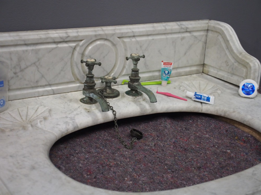 Victorian Marble Sink Surround View IX
