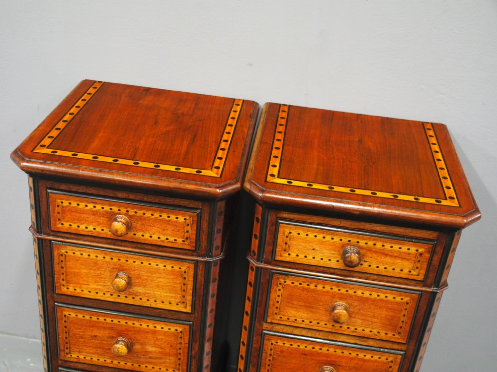 Pair of Arts and Crafts Influence Bedsides View V