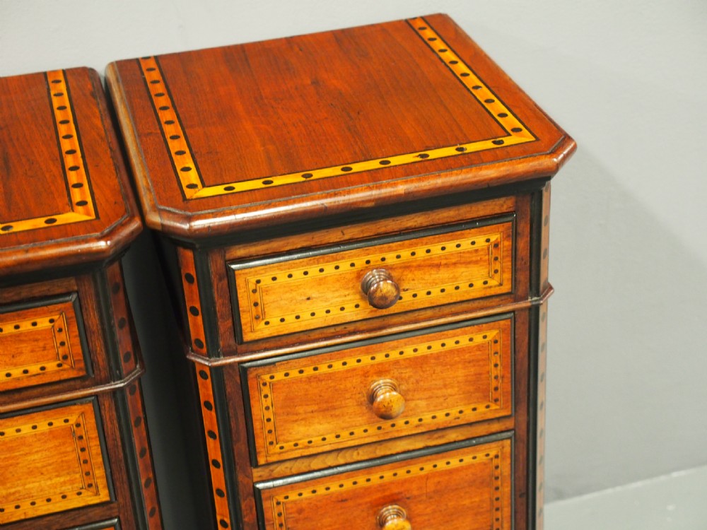 Pair of Arts and Crafts Influence Bedsides View VI