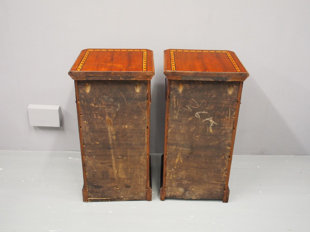 Pair of Arts and Crafts Influence Bedsides View IX