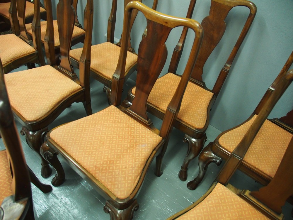 Set of 12 George I Style Dining Chairs View VII