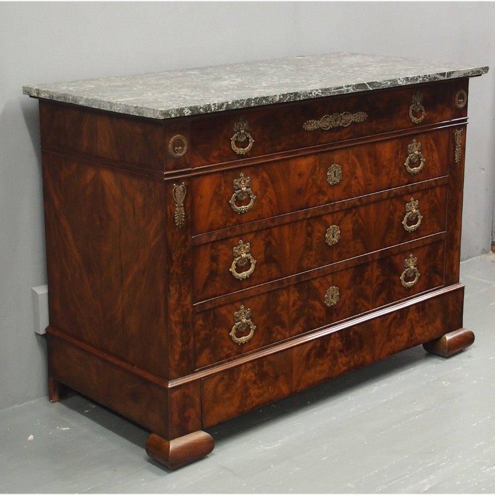 French Empire Commode or Chest of Drawers