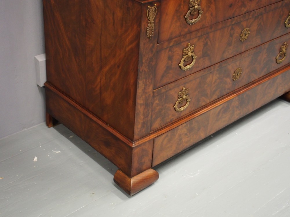 French Empire Commode or Chest of Drawers View III