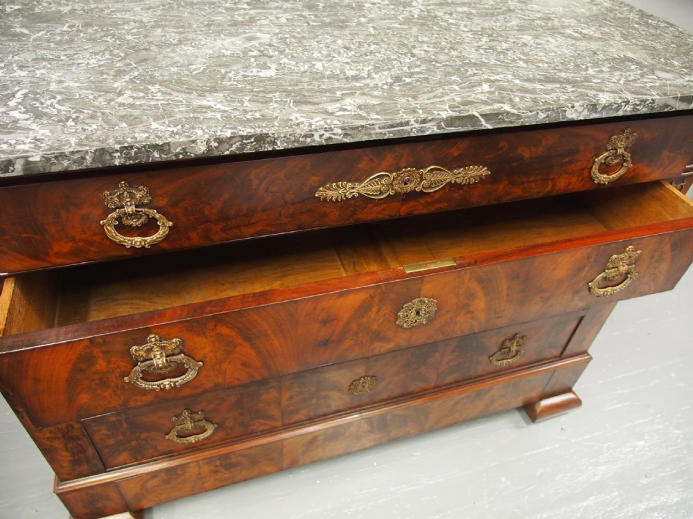 French Empire Commode or Chest of Drawers View XI