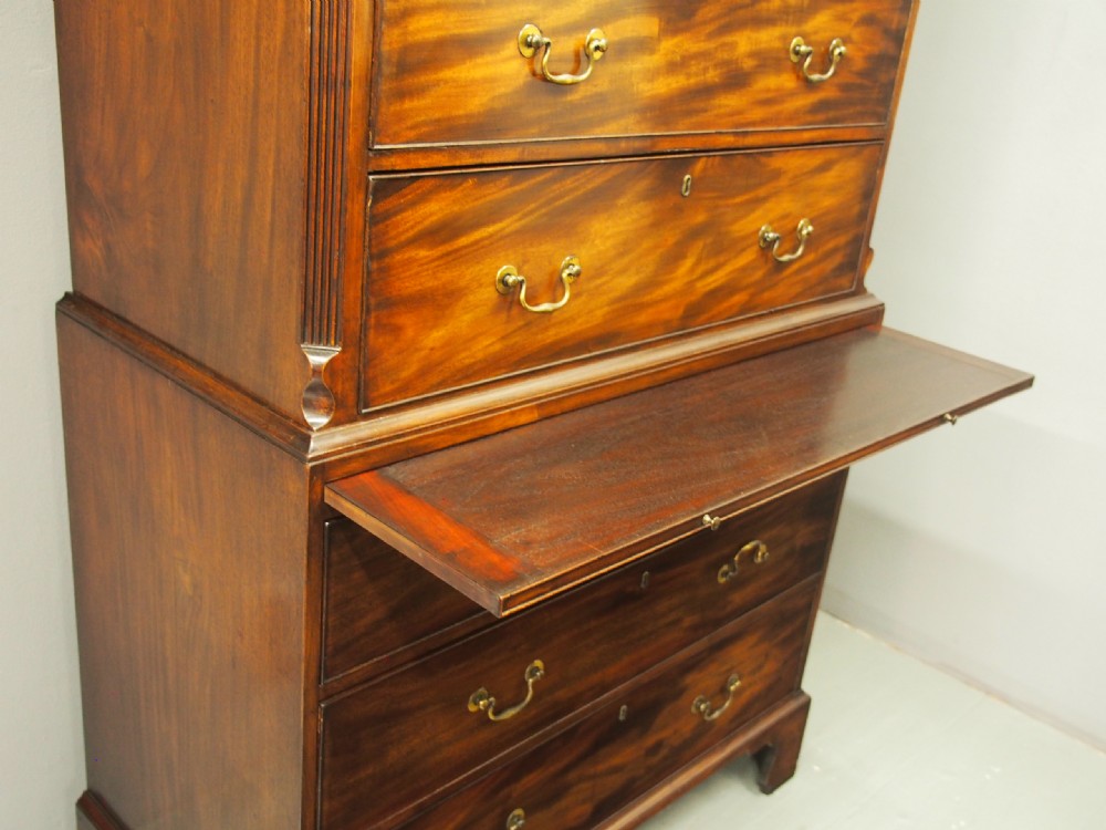 George III Mahogany Chest on Chest View XI