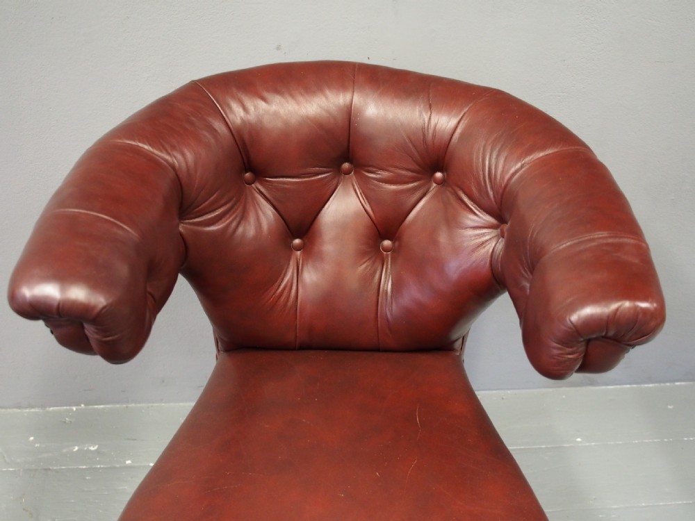 William IV Leather Cockfighting Chair View IX