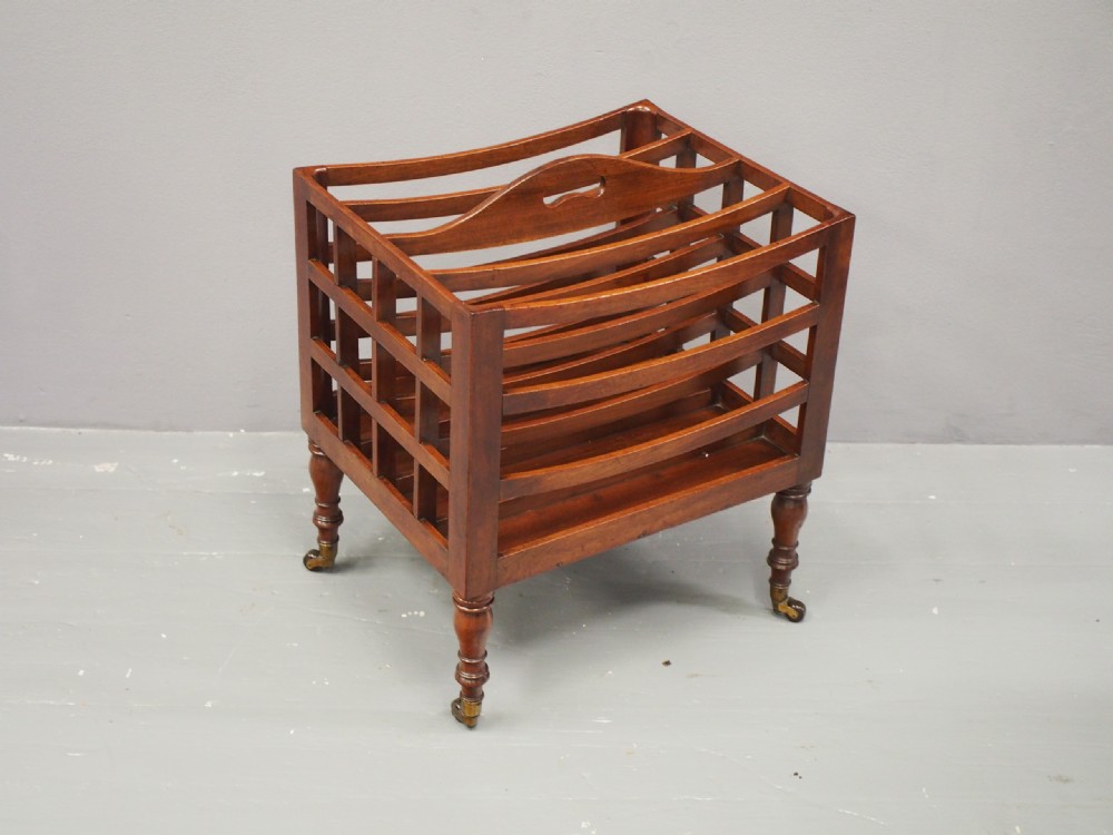 George III Mahogany Canterbury View III