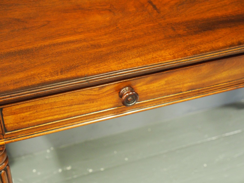 Gillows Style Mahogany Writing Table or Side Table View VII