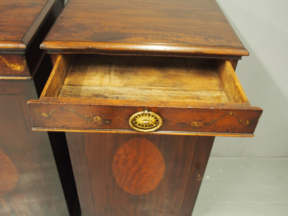 Pair of Georgian Mahogany Cabinets or Pedestals View XI
