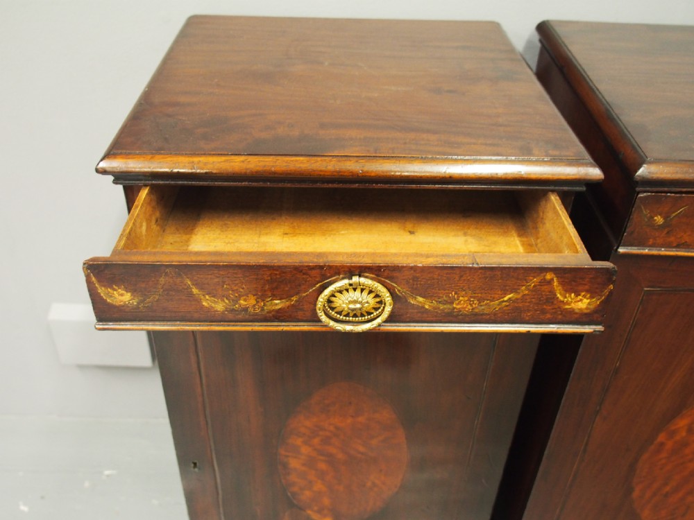 Pair of Georgian Mahogany Cabinets or Pedestals View XII