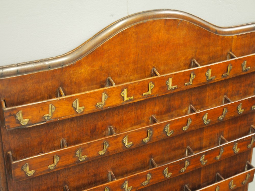 Large Mahogany Letter Rack or Mail Organiser View V