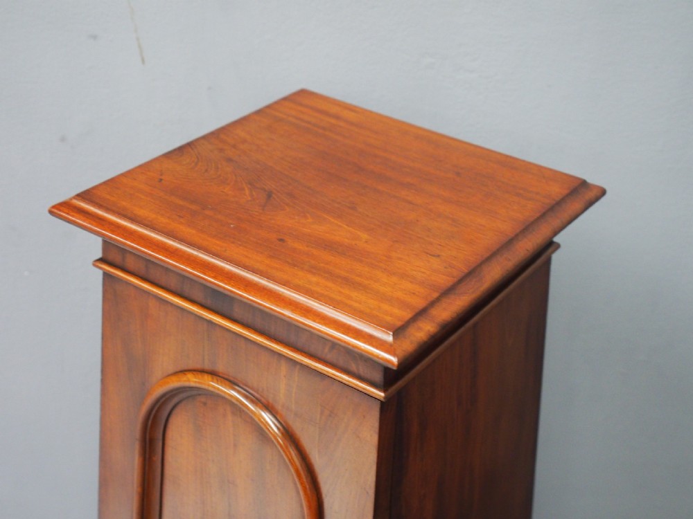 Victorian Mahogany Locker or Pedestal View III