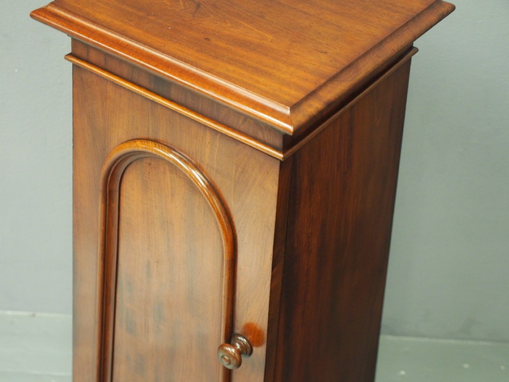 Victorian Mahogany Locker or Pedestal View IV