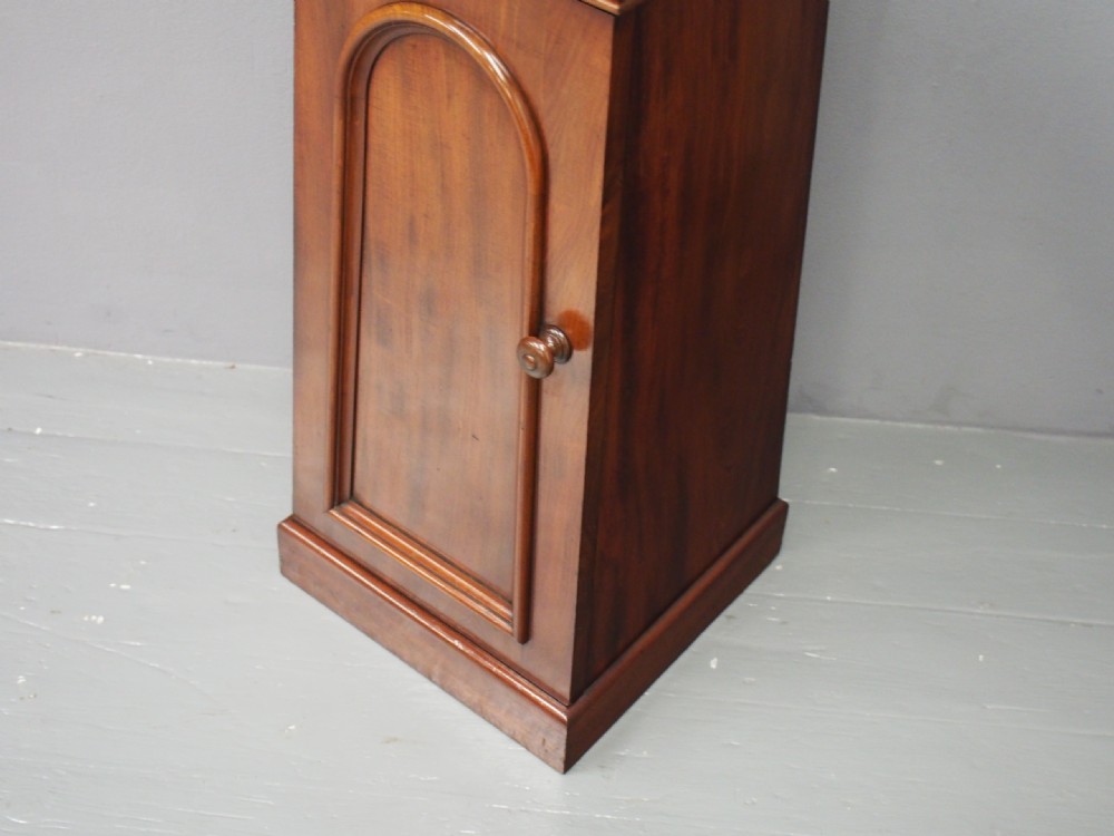 Victorian Mahogany Locker or Pedestal View V